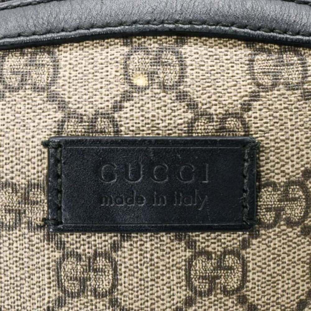GUCCI Black Leather Backpack - Picture 8 of 16